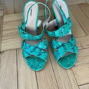 J.Crew snakeskin sandals